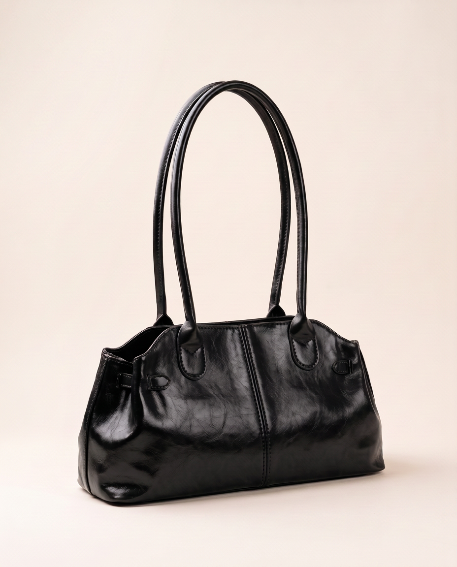 Bolso de hombro Aura de CASVELO en color Negro