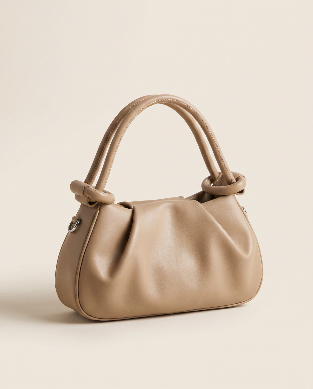 Mini bolso plisado Élan de CASVELO en color arena