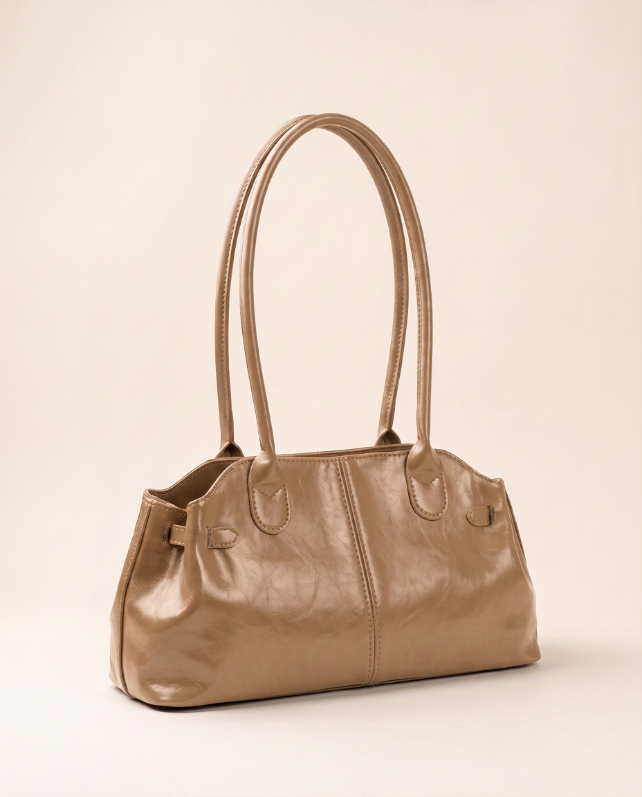 Bolso de hombro Aura de CASVELO en color Arena